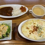レストランBON - ミニハヤシプレート1450円