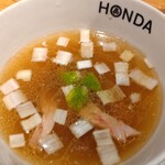 本田麺業 - 塩のつけのアップ