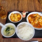 一達 - 料理写真:海老チリ ￥850