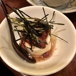 福ふくろう。 - 長芋　梅肉のせ