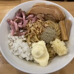 煮干らーめん 川むら - まぜそば(300g/ニンニクマヨ) 1,000円