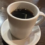 ふぅわ黒毛和牛ハンバーグ - サービスのコーヒー