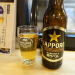 寿司・うなぎ 羽子吾 - ビール小瓶 　　