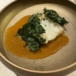 Kongusuto - アンコウのロースト　魚介のソース