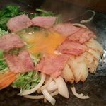 粋幸庵 - ベーコン・ほうれん草焼き