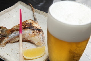 Kaisen Izakaya Isokan - 気軽な晩酌セット（生ビール＋店長厳選1品）840円