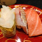 Mawaru Toyamawan Sushi Tama - 中トロ・白エビ・ノドグロ