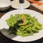 やさいと〇〇 八百屋 - 枝豆炙り