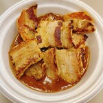 松屋 亀戸店 - 和風豚カルビ焼肉カレー お肉たっぷり 和風でもニンニク効いてる。