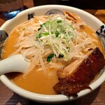 麺屋武蔵 神山 - 味噌ら～麺（特盛り）