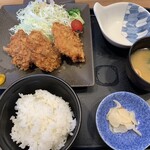 夢庵 - ヒレカツ定食