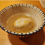 浅草じゅうろく - 京都の海老芋柚子餡掛け、海老芋のねっとりほっくり感、芋栗南京大好きなので嬉しい献立