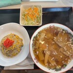 こふく食堂 - 料理写真:支那そばミニチャーハンセット