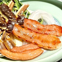 かにと道産料理 雪華亭 - タラバと松葉のしゃぶしゃぶ