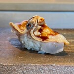 菊鮨 - 煮蛤　千葉