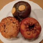 BAGEL & BAGEL - 抹茶&ホワイトチョコ、濃厚ピーナッツバター&ミルクチョコ、塩キャラメルクリスピークリーム