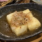 Rakyou - あら出汁揚げ豆腐680円