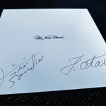 ベッラ・ヴィスタ - お二人のサイン