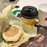 McDonald's - ソーセージマフィンコンビ240円