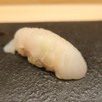 鮨処 凜 - ヒラメ柚子塩 2024.1月