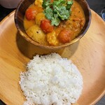 大江カレー - 野菜カレー　ご飯少なめ