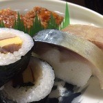 千登利亭 - 鯖寿司断面