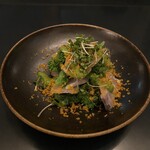 ダコージ - 太刀魚と菜の花の和え物