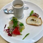 アマルフィイ ノベッロ - 前菜2種と本日のスープ