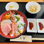 久楽 - 「久楽（海鮮）丼」2,180円税込み♫