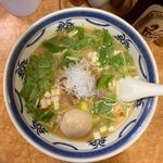 らぁめん 一福 - 囲炉裏麺1,200円
      味玉120円
      瓶ビール赤星600円