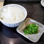 Kitakataramemmenkomachi - ご飯、漬物