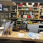 天ぷら はせ川 - 棚の焼酎は逸品揃い