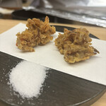 天ぷら はせ川 - きんぴら牛蒡のかき揚げ