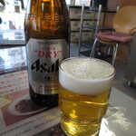 勧業館食堂 - 瓶ビール中瓶 550円(税込)　(2024.1)