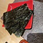 鮓 伊保 - 有明産の海苔