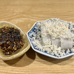 紫檀 手打ち蕎麦と焼鳥 - 蕎麦味噌と板わさ