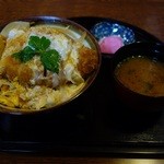 竹の家 - 厚切り 玉子とじ かつどん（大）