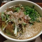 手打ちうどん　 いしづか - 豚のつけ汁 アップ！