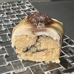 赤坂 鮨大谷 - 鯖の棒鮨＆タマネギ酢醤油