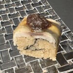 赤坂 鮨大谷 - 鯖の棒鮨＆タマネギ酢醤油