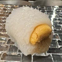 赤坂 鮨大谷 - 馬糞雲丹と剣先烏賊