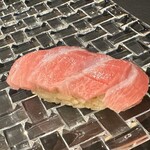 赤坂 鮨大谷 - 鮪大トロ 長崎藻塩