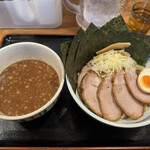 つけ麺　秋山 - 肉つけ麺＋海苔