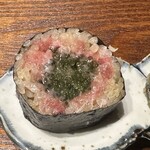 赤坂 鮨大谷 - ネギトロ海ブドウ