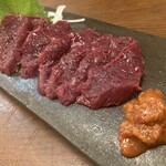 行徳　彦酉 - ココは会津馬刺しが濃厚柔らかでウマいね