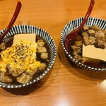 Nikudoufu To Remon Sawa Taishuu Shokudou Yasubee - 炙りチーズ肉豆腐　と　肉豆腐