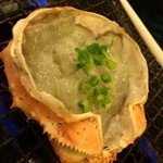 磯丸水産 - 蟹味噌甲羅焼
