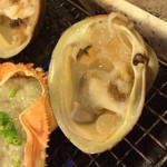 磯丸水産 - ほっき貝焼き
