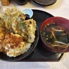 Tenjun - 真白子とエビの天丼セット　1550円