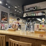 Teppan Niku Shokudou Maruyoshi - お店の内観〜①※カウンター席